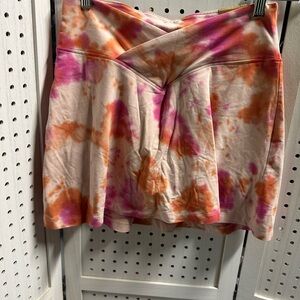 PINK High Waist V Crossover Skort